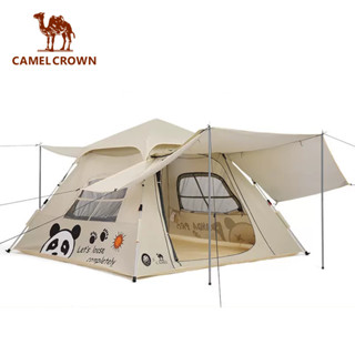 CAMEL CROWN เต็นท์กลางแจ้ง 4 ~ 5 คนเต็นท์อัตโนมัติกันฝนอุปกรณ์กันแดด