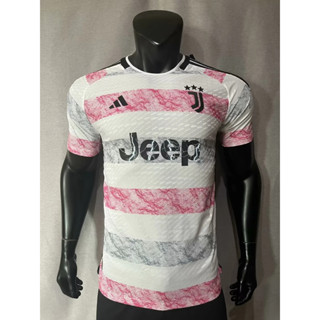 เสื้อกีฬาแขนสั้น ลายทีม Juventus Away 2023/2024 ชุดเหย้า สําหรับผู้ชาย