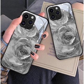 Dmy เคสกระจกนิรภัย หรูหรา สําหรับ iphone 14 pro max 12 mini 13 11 pro XS max XR X 7 plus 8 6s 6