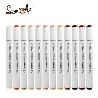 Seamiart_chotune ปากกามาร์กเกอร์ โทนสีผิว 12/24 สี