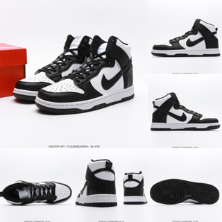 Dunk High Retro Panda รองเท้าผ้าใบลําลอง สําหรับผู้ชาย ผู้หญิง สีดํา สีขาว DD1399-105