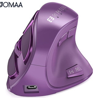 Jomaa บลูทูธ + USB ไร้สายแนวตั้งเมาส์ชาร์จ Ergonomic เม้าส์ส…