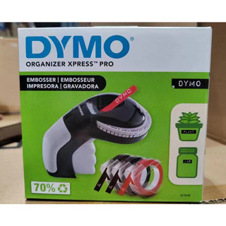 Dymo 12965 เครื่องปริ้นท์ฉลาก ลายนูน แบบพกพา พร้อมเทปรีฟิล 3D 5 ม้วน สําหรับเครื่องทําฉลาก Dymo Organizer Xpress