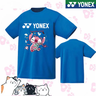 Yonex ใหม่ ชุดเสื้อยืดกีฬาแบดมินตัน เทนนิส พิมพ์ลาย แห้งเร็ว สไตล์เกาหลี สําหรับนักเรียน ผู้ชาย และผู้หญิง 2023