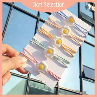 Jiari Selection  [✨สินค้าใหม่✨] ยางรัดผมลายไข่ดาวน่ารัก แฟชั่นสไตล์เกาลี ยางมัดผม เครื่องประดับผม เลือกจากรูปแบบต่างๆ