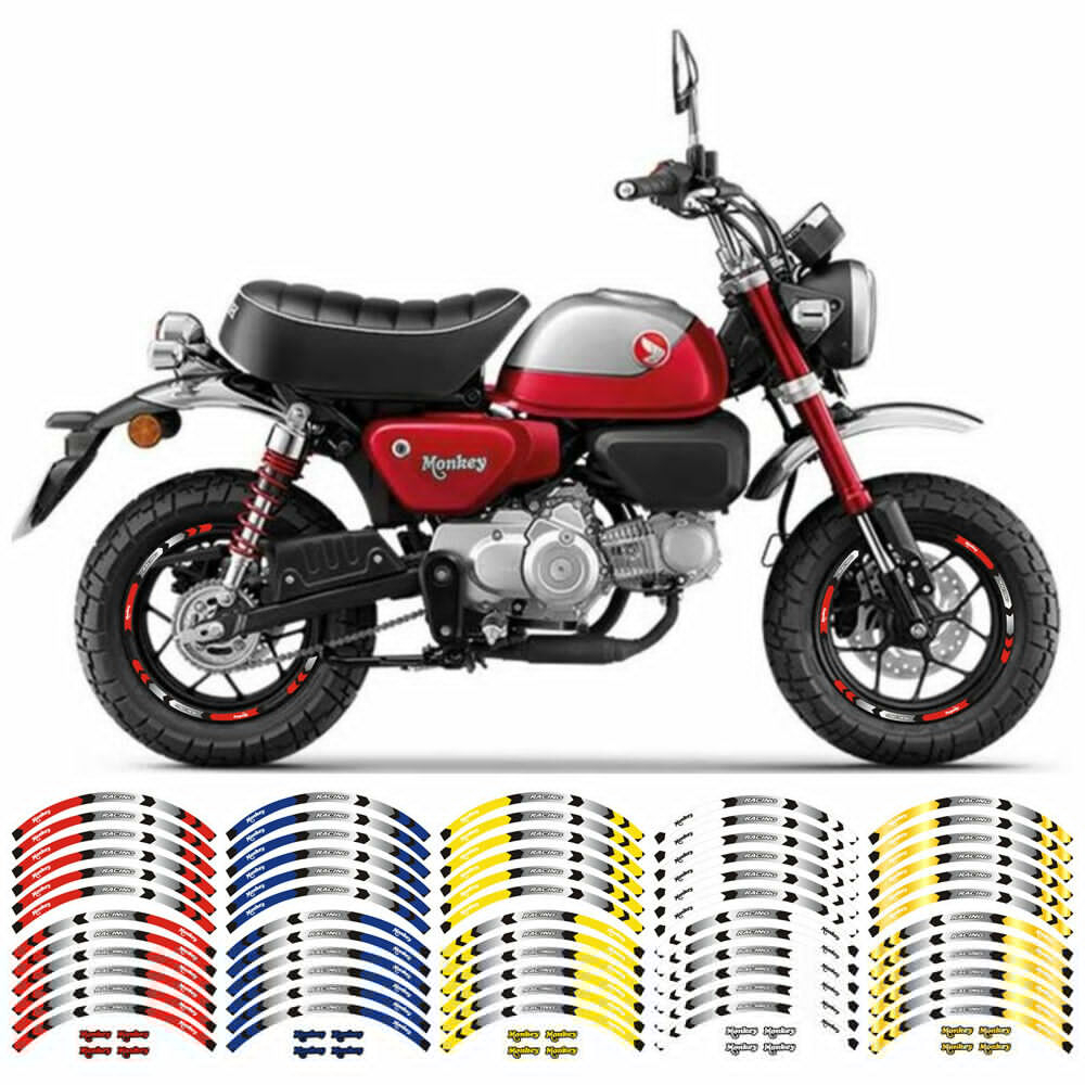สติกเกอร์ติดล้อยางรถจักรยานยนต์ อุปกรณ์เสริม สําหรับ HONDA MONKEY 125 Z125 MONKEY125