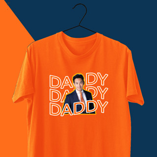 พิมพ์เสื้อยืด Daddy กลิ่นความเจริญ Oranges ก้าวไกล พรรคส้ม เนื้อผ้า cotton 100% S-5XL