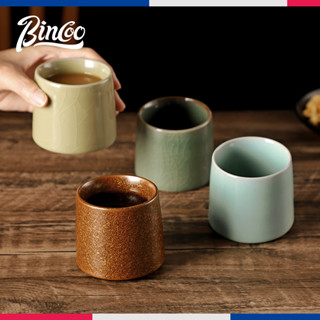 Bincoo แก้วกาแฟเซรามิค หมุนได้ 100 มล.