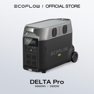 [ประเทศไทยจัดส่ง] EF ECOFLOW DELTA Pro แบตเตอรี่บ้านแบบพกพา 3600Wh/3600W (ไฟกระชาก 7200W) สถานีไฟฟ้าแบบพกพาที่ขยายได้ 3.6kWh-25kWh เอาต์พุต AC ขนาดใหญ่เครื่องกำเนิดไฟฟ้าพลังงานแสงอาทิตย์สำหรับการสำรองข้อมูลที่บ้าน การเดินทาง การตั้งแคมป์กลางแจ้ง