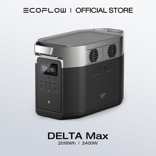 [ประเทศไทยจัดส่ง] EF ECOFLOW DELTA Max (2000) สถานีไฟฟ้าแบบพกพา 2016Wh/2400W (4600W ไฟกระชาก) ความจุที่ขยายได้พร้อมช่องจ่ายไฟ AC 4 ช่องสำหรับตั้งแคมป์ RV กลางแจ้ง