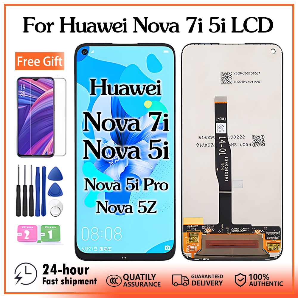 สําหรับ Huawei Nova 7i 5i 5i Pro 5Z JNY-LX2 JNY-L22B JNY-L21A จอแสดงผล LCD Touch Screen Digitizer เป