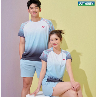 เสื้อกีฬาแบดมินตัน New Yonex จากเกาหลีใต้ แขนสั้น แบบแห้งเร็ว ระบายอากาศได้ดี สําหรับผู้ชาย และผู้หญิง