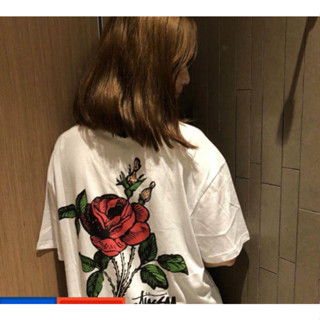 เสื้อยืดคอกลม แขนสั้น พิมพ์ลายตัวอักษร Stussy แฟชั่นสําหรับผู้ชาย และผู้หญิง