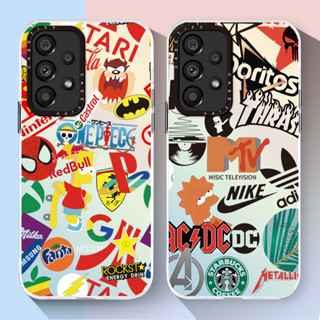 เคสโทรศัพท์มือถือ กันกระแทก ลายกลิตเตอร์ไล่โทนสี สําหรับ Samsung Galaxy F42 F23 F22 F13 F22 F04 F02S 5G 4G