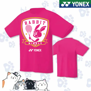 Yonex ใหม่ เสื้อกีฬาแขนสั้น ลายทีมแบดมินตัน แห้งเร็ว แฟชั่นฤดูร้อน สําหรับผู้ชาย และผู้หญิง 2023