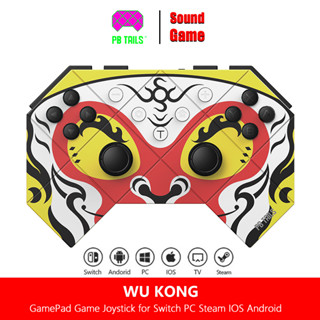 WUKONG Switch Metal Shell คอนโทรลเลอร์เกมไร้สาย Android, PC, iOS, Steam, TV, PB TAILS