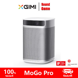 Xgimi MoGo Pro โปรเจคเตอร์ ไร้สาย หน้าจอทีวี 1080P Android TV 9.0 Full HD DLP แบตเตอรี่ 10400mAh WiFi บลูทูธ 300 Ansi ขนาดเล็ก พกพาง่าย