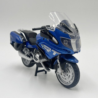 โมเดลรถจักรยานยนต์ 1:12 Diecast BMW R1250 RT พร้อมเสียง และไฟ