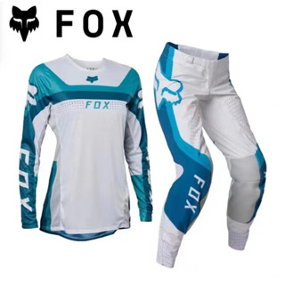 เสื้อกีฬาแขนสั้น ลายทีม Fox Flexair Ryvr LE MX 2023 สําหรับรถ ATV