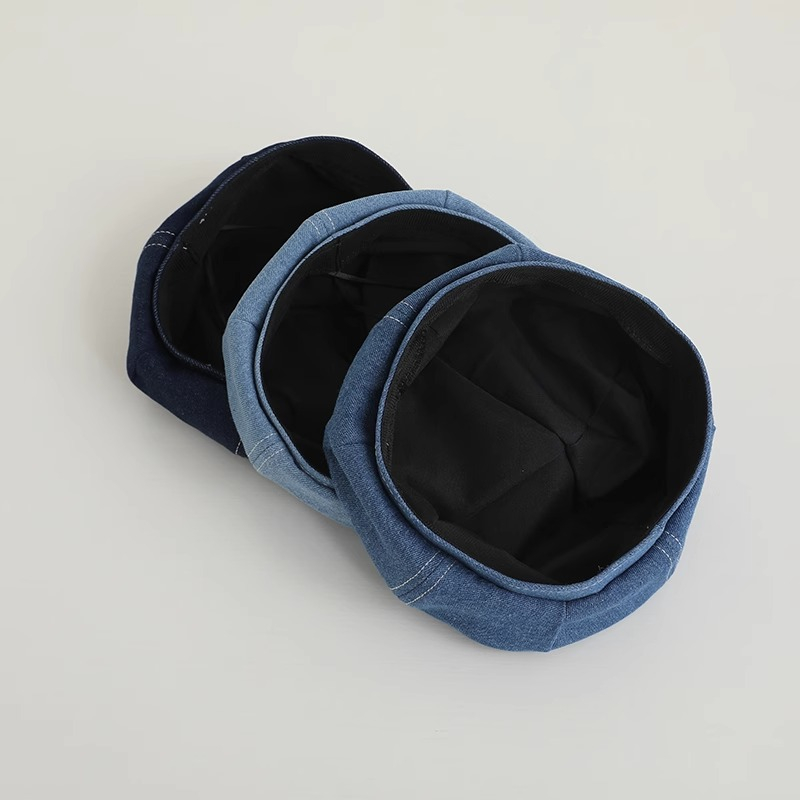 หมวกเบเร่ต์ สไตล์คาวบอย ญี่ปุ่น แฟชั่นฤดูใบไม้ผลิ และฤดูใบไม้ร่วง สําหรับเด็กผู้ชาย และเด็กผู้หญิง - รูปที่ 5