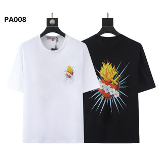 Pa008 เสื้อแขนสั้น ลายนางฟ้าปาล์ม แฟชั่นสําหรับผู้หญิง ผู้ชาย