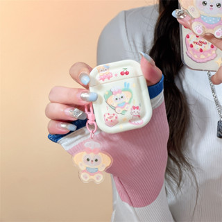 เคสหูฟังบลูทูธไร้สาย ซิลิโคนนิ่ม กันกระแทก ลายการ์ตูนเค้ก Keqian Love สําหรับ airpods Pro3 Generation Apple airpods