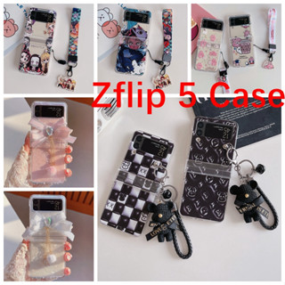 เคสมือถือ ลายการ์ตูนอนิเมะ 3D พับได้ กันตก สําหรับ Samsung Galaxy Z Flip 5 ZFlip 5 Z Flip-5