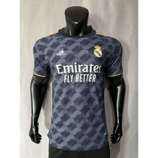 เสื้อกีฬาแขนสั้น ลายทีมฟุตบอล Real Madrid Player Version 2023 24 ชุดเหย้า คุณภาพสูง สําหรับผู้ชาย