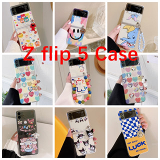 เคสมือถือ ลายการ์ตูนสนูปปี้น่ารัก พร้อมจี้ กันตก สําหรับ Samsung Galaxy Z Flip 5 ZFlip5 Z Flip-5