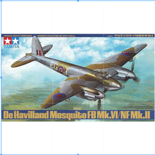 Tamiya 61062 ชุดโมเดลเครื่องบิน 1/48 De Havilland Mosquito FB Mk.VI/NF Mk.II