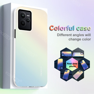 เคสโทรศัพท์มือถือแบบแข็ง สีพราว สําหรับ Realme C35 C55 50A Prime 50 4G