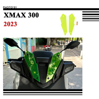 Pselr ชิวหน้า บังลม กระจกหน้ารถ กระจกกันลม สําหรับ YAMAHA XMAX300 XMAX 300 2023