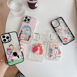 เคสโทรศัพท์มือถือ PC แข็ง แบบใส กันกระแทก ลายแมว Mikko Girls สําหรับ iPhone 14 Pro Max 13 Pro Max 12 Pro Max 11