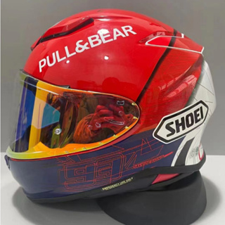 Shoei Z8 หมวกกันน็อค แบบเต็มหน้า สีแดง รุ่นที่สอง สําหรับขี่รถจักรยานยนต์