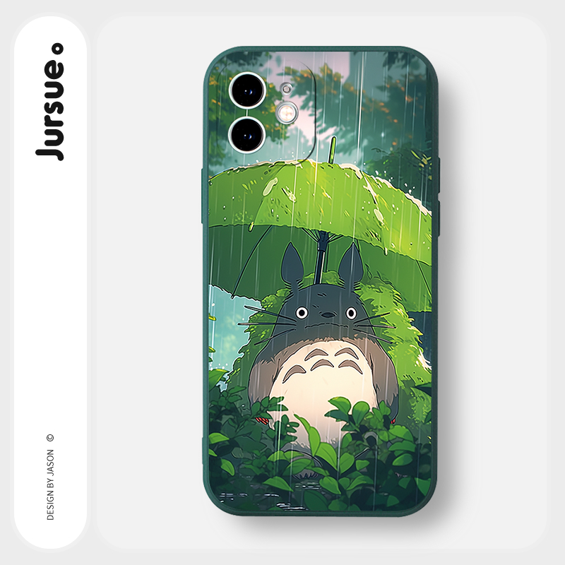 JURSUE เคสไอโฟน เคสซิลิโคนนุ่มกันกระแทกการ์ตูนน่ารักตลก เคสโทรศัพท์ Compatible for iPhone 16 15 14 13 12 11 Pro Max SE 2020 X XR XS 8 7 Plus พลัส Y3881