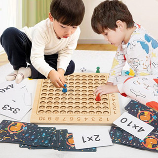 Multipication Board Game / Multipication Table Chart กระดาน 100 ช่อง กระดานไม้คูณเลข