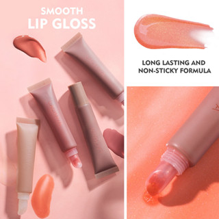 ลิปกลอส Mirror Liquid Lacquer Pearlescent Fine Flash Lip Glaze Lip Enrichment ลิปกลอสเหมาะสำหรับการดูแลริมฝีปาก