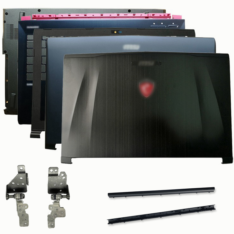 ใหม่สําหรับ MSI GE62,GP62 GL62/ MS-16J4, MS-16J5 MS-16J9 รุ่นฝาครอบA ด้านข้างฝาครอบด้านบน LCD backside shell/B ด้านข้างฝาครอบ/C/D ด้านข้างด้านล่างกรณี