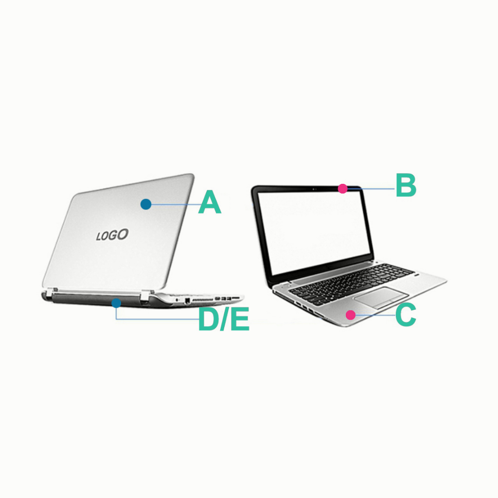ใหม่สําหรับ MSI GE62,GP62 GL62/ MS-16J4, MS-16J5 MS-16J9 รุ่นฝาครอบA ด้านข้างฝาครอบด้านบน LCD backside shell/B ด้านข้างฝาครอบ/C/D ด้านข้างด้านล่างกรณี