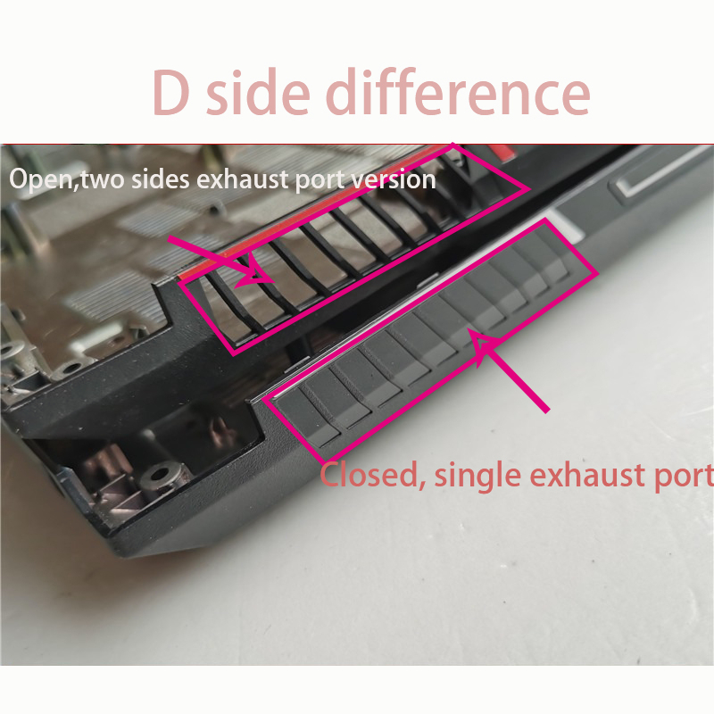 ใหม่สําหรับ MSI GE62,GP62 GL62/ MS-16J4, MS-16J5 MS-16J9 รุ่นฝาครอบA ด้านข้างฝาครอบด้านบน LCD backside shell/B ด้านข้างฝาครอบ/C/D ด้านข้างด้านล่างกรณี