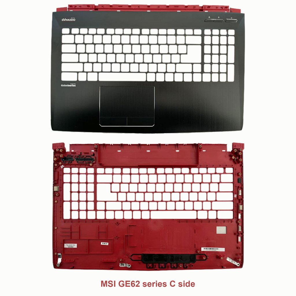 ใหม่สําหรับ MSI GE62,GP62 GL62/ MS-16J4, MS-16J5 MS-16J9 รุ่นฝาครอบA ด้านข้างฝาครอบด้านบน LCD backside shell/B ด้านข้างฝาครอบ/C/D ด้านข้างด้านล่างกรณี