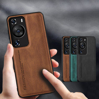 สําหรับ Huawei P60 P60 Pro เคส บรรยากาศ เคลือบด้าน หนัง TPU เคสหนัง