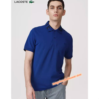 เสื้อคอปกปัก POLO เสื้อโปโลแขนสั้น Lacoste เสื้อโปโล สําหรับผู้ชาย