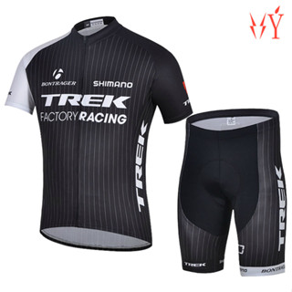 Trek ชุดเสื้อแขนสั้น กางเกงขาสั้น แห้งเร็ว สําหรับปั่นจักรยาน