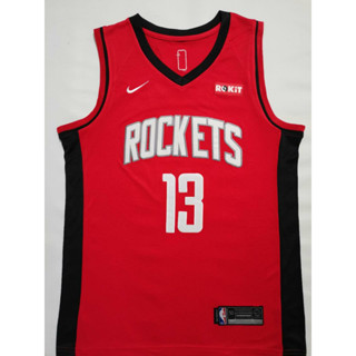 Houston Rockets NBA ใหม่ 2020 สําหรับผู้ชาย #13 เสื้อกีฬาบาสเก็ตบอล ปักลาย James Harden สีแดง