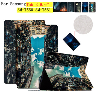 Case For Samsung Galaxy Tab E 9.6” SM-T560 SM-T561 TabE 9.6 Ultra-thin PU Leather Case Sweat Proof Non-Slip Leather Stand Flip Case