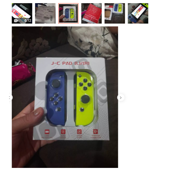 Nintendo Switch Joy Con Controller สีฟ้านีออน สีเหลือง