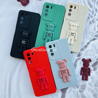 เคสโทรศัพท์มือถือซิลิโคน TPU ป้องกันกล้อง ลายหมีโหด สีแคนดี้ สําหรับ Infinix Zero 5G 2023 X6815C Zero 2023