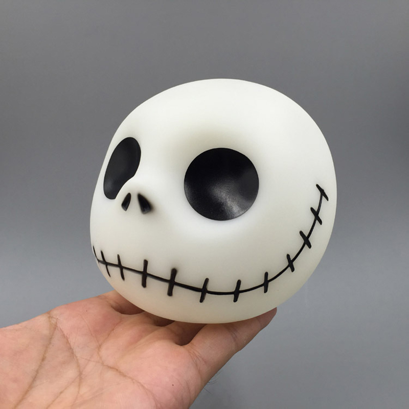 โมเดลฟิกเกอร์ PVC อนิเมะ The Nightmare Before Christmas Jack Skellington Piggy Bank ขนาด 10 ซม. ของเล่นสําหรับเด็ก