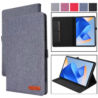 Anti skid Jeans Fabric Case for Huawei MatePad Air / MatePad 11.5" 2023 PU Leather Anti-fall Stand Case Cover with Card-slot